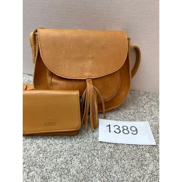 ABLE Maria Tassel Crossbody with  small wallet - Picture 12 of 12